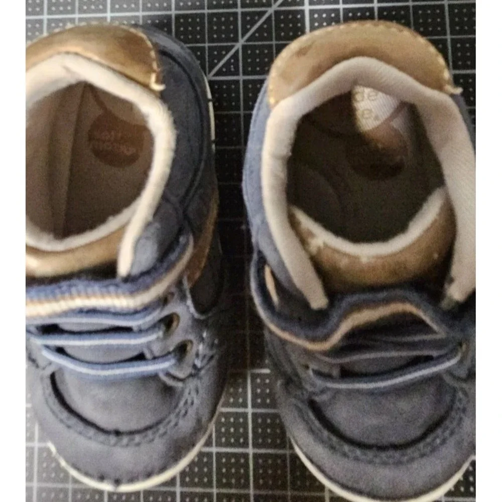 STRIDE RITE infant ARTIE SHOES leather upper US 4M‎ boy sneaker